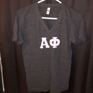 Black alpha phi T-shirt